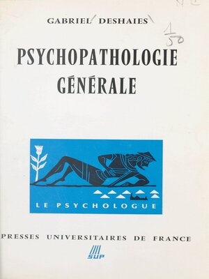 cover image of Psychopathologie générale